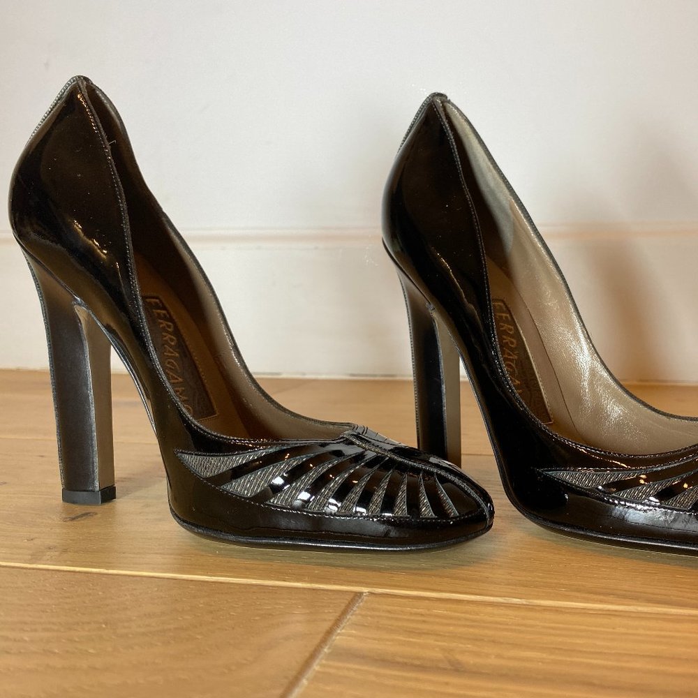 Ferragamo Black Pumps (Size 6) - Brand New No Box